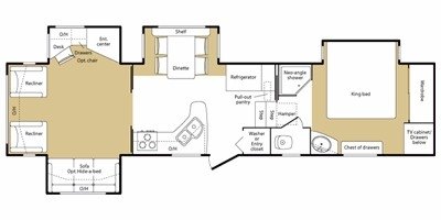 2008 Keystone Big Sky 350RLQ floorplan