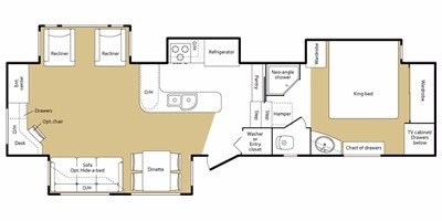 2008 Keystone Big Sky 360REQ floorplan