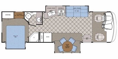 2008 Gulf Stream Independence 8295 floorplan