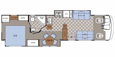 2008 Gulf Stream Independence 8360 floorplan