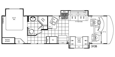 2008 Damon Motor Coach Daybreak 3135 floorplan