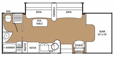 2008 Coachmen Prism M-230 floorplan