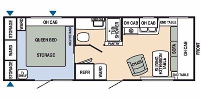 2008 Starcraft Star Stream® SS23SQ floorplan