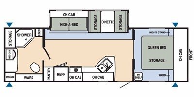 2008 Starcraft Star Stream® SS28RBS floorplan