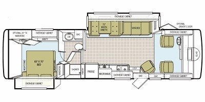 2008 Tiffin Motorhomes Allegro 32 BA floorplan