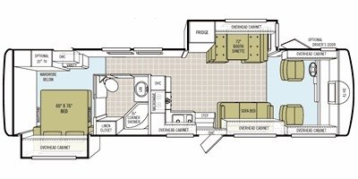 2008 Tiffin Motorhomes Allegro 32 LA floorplan