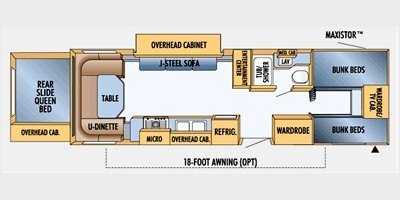 2008 Jayco Jay Feather EXP 29 A floorplan