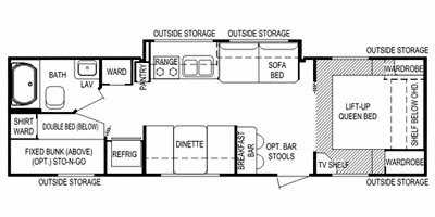 2008 Skyline Malibu Super Light 2911SL floorplan