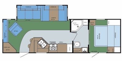 2008 Gulf Stream Emerald Bay 28TRBW floorplan