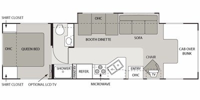 2008 Four Winds 5000 31P floorplan