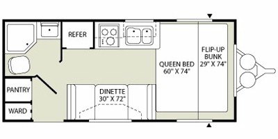 2008 Fleetwood Orbit Sport 718FQ floorplan