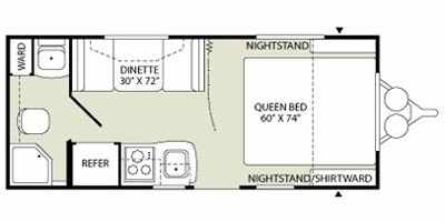 2008 Fleetwood Orbit Sport 719RB floorplan