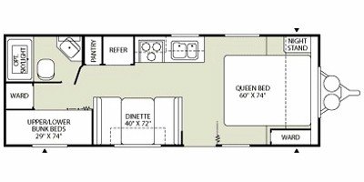 2008 Fleetwood Orbit 240BH floorplan