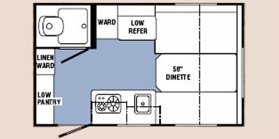 2008 R-Vision Trail-Lite Crossover TLX140FB floorplan