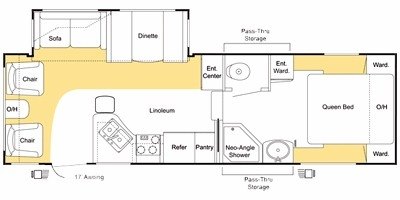 2008 Keystone Copper Canyon 252FWRLS floorplan