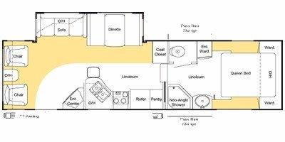 2008 Keystone Copper Canyon 286FWRLS floorplan