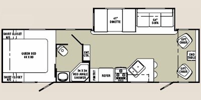 2008 R-Vision Trail-Lite TL29FL floorplan