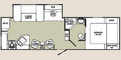 2008 R-Vision Trail-Lite TL30RKU floorplan