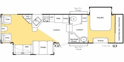 2008 Keystone Copper Canyon 302FWRLS floorplan