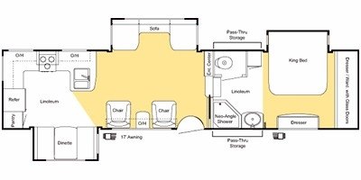 2008 Keystone Copper Canyon 340FWRKS floorplan