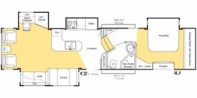 2008 Keystone Copper Canyon 360FWQDS floorplan