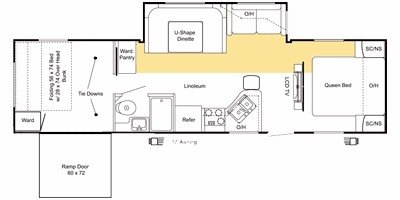 2008 Keystone Sprinter Super Sport 301RMP floorplan