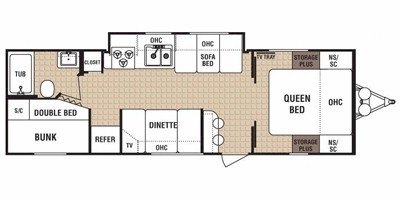 2008 Dutchmen GS Lite 28G floorplan