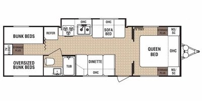 2008 Dutchmen GS Lite 29Q floorplan