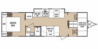 2008 Dutchmen GS Lite 29J floorplan