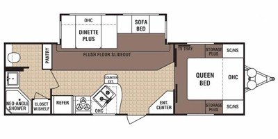 2008 Dutchmen DSL 26F floorplan