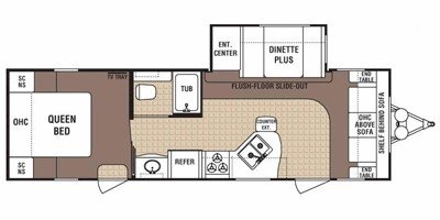 2008 Dutchmen DSL 27D floorplan