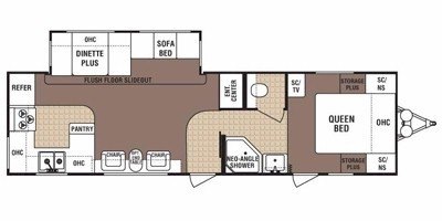 2008 Dutchmen DSL 29R floorplan