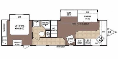 2008 Dutchmen DSL 36F floorplan