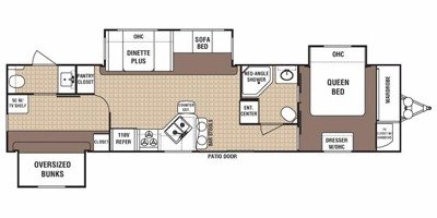 2008 Dutchmen DSL 37S floorplan