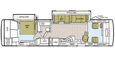 2008 Tiffin Motorhomes Allegro Bay 34 XB floorplan