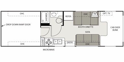 2008 Four Winds Fun Mover 31D floorplan