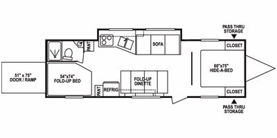 2008 KZ MXT 264 floorplan