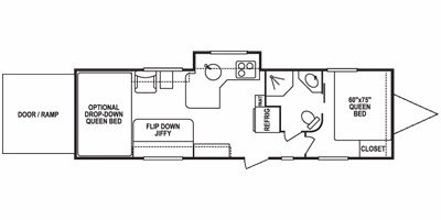 2008 KZ MXT 266 floorplan