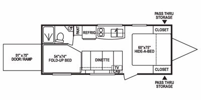 2008 KZ MXT 20 floorplan