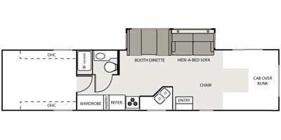 2008 Four Winds Fun Mover 42D floorplan