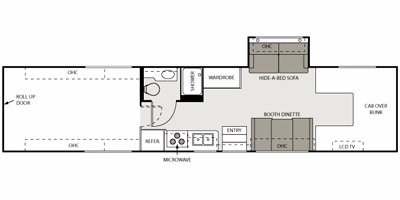 2008 Four Winds Fun Mover 42C floorplan