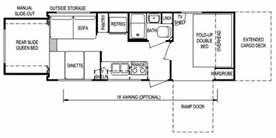 2008 Skyline Mountain View 2311DMV floorplan