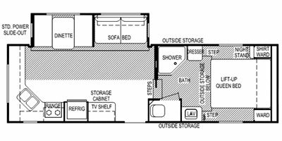 2008 Skyline Mountain View 2555MV floorplan