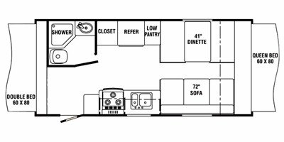 2008 R-Vision Trail-Cruiser C191 floorplan