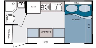 2008 Gulf Stream Kingsport 183 Lite floorplan