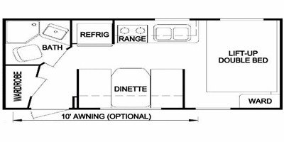 2008 Skyline Aljo 171 floorplan