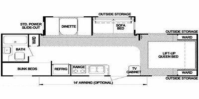 2008 Skyline Aljo 278 floorplan