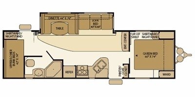 2008 Fleetwood Prowler® 2702BS floorplan