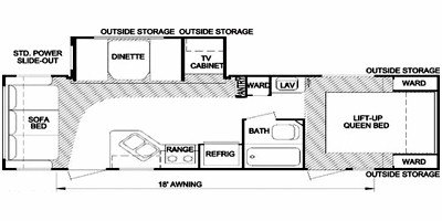 2008 Skyline Aljo 2690 floorplan