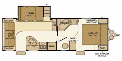 2008 Fleetwood Prowler® 250CKS floorplan